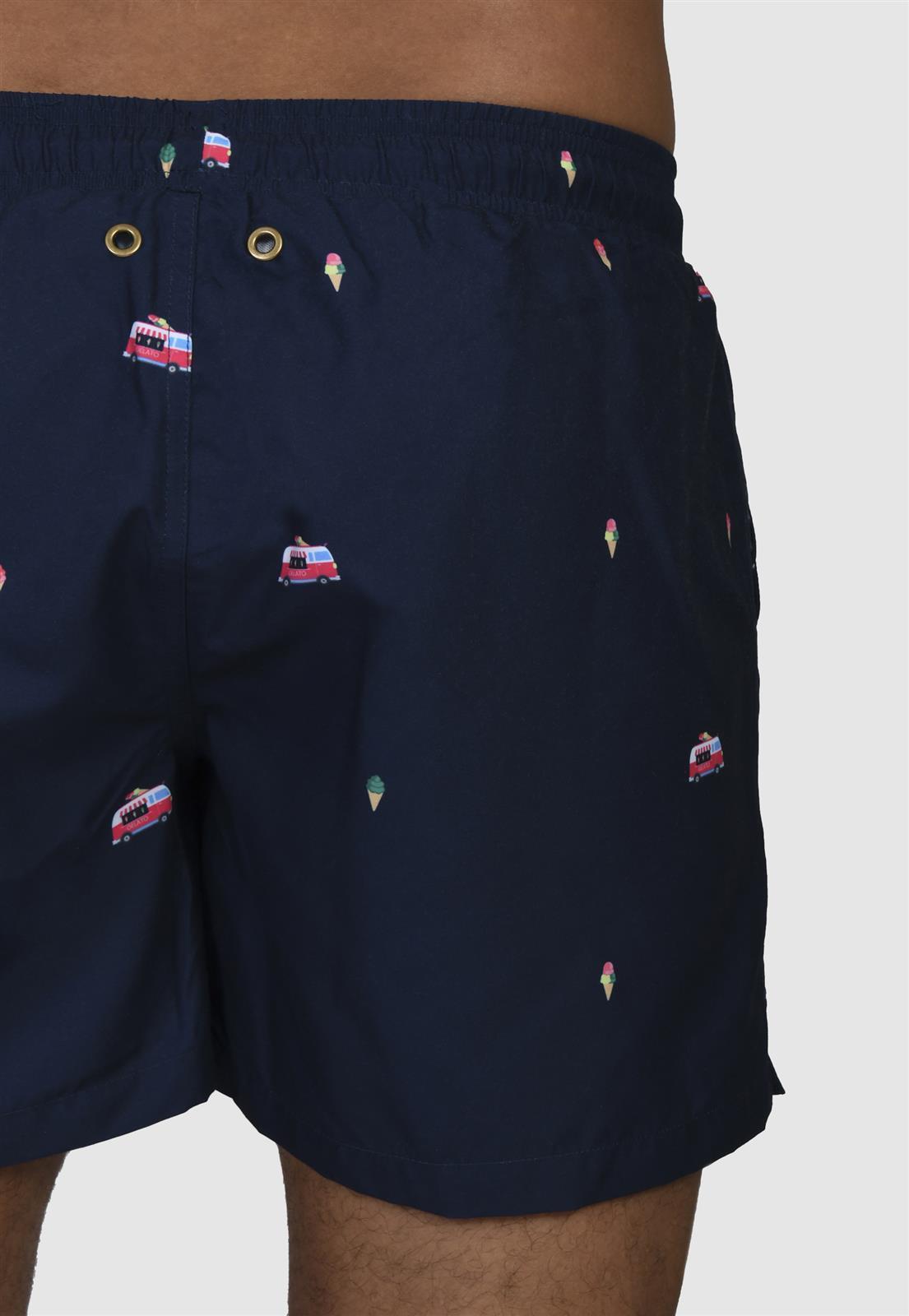 Nachhaltige Badehose mit Print