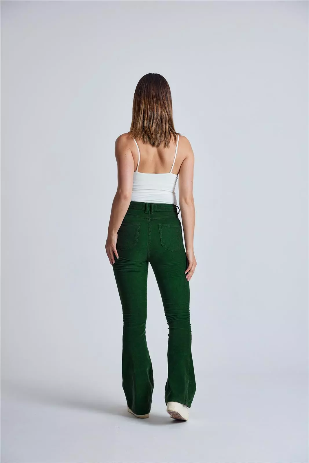 Cord-Schlaghose High Waist Skinny Modell: Mavis