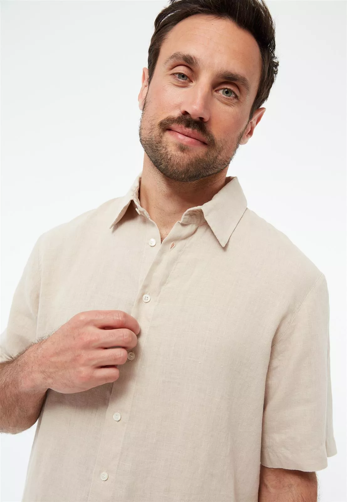 Leinen Kurzarmhemd Modell: Koda