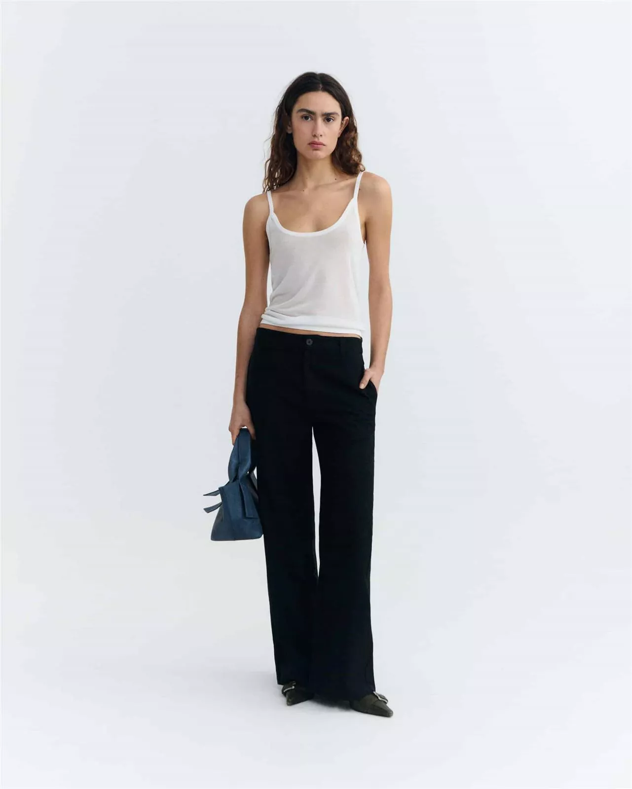 Straight Leg Stoffhose Modell: Karina