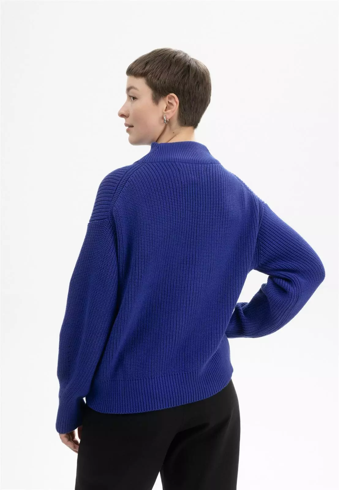 Rippstrick-Pullover Modell: Kimaya GOTS