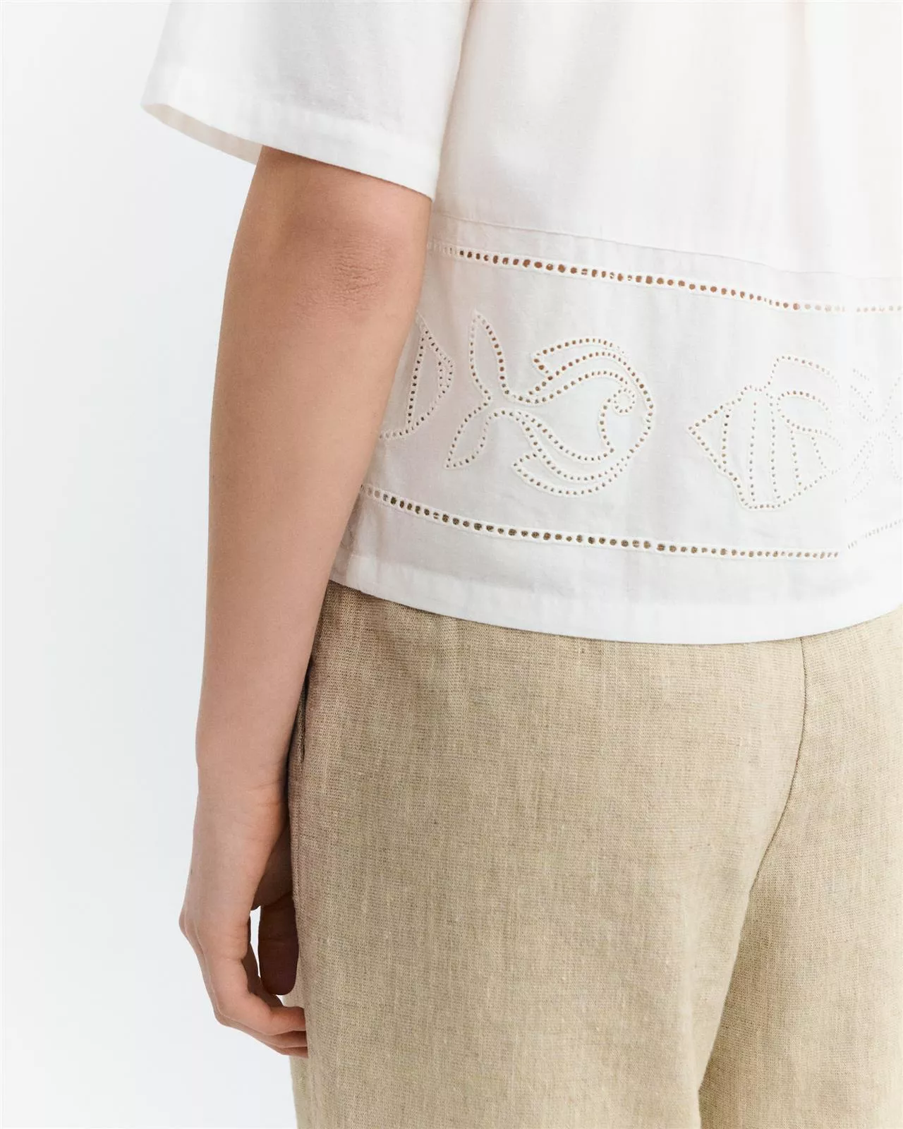 Kurzarm Bluse Modell: Vainica