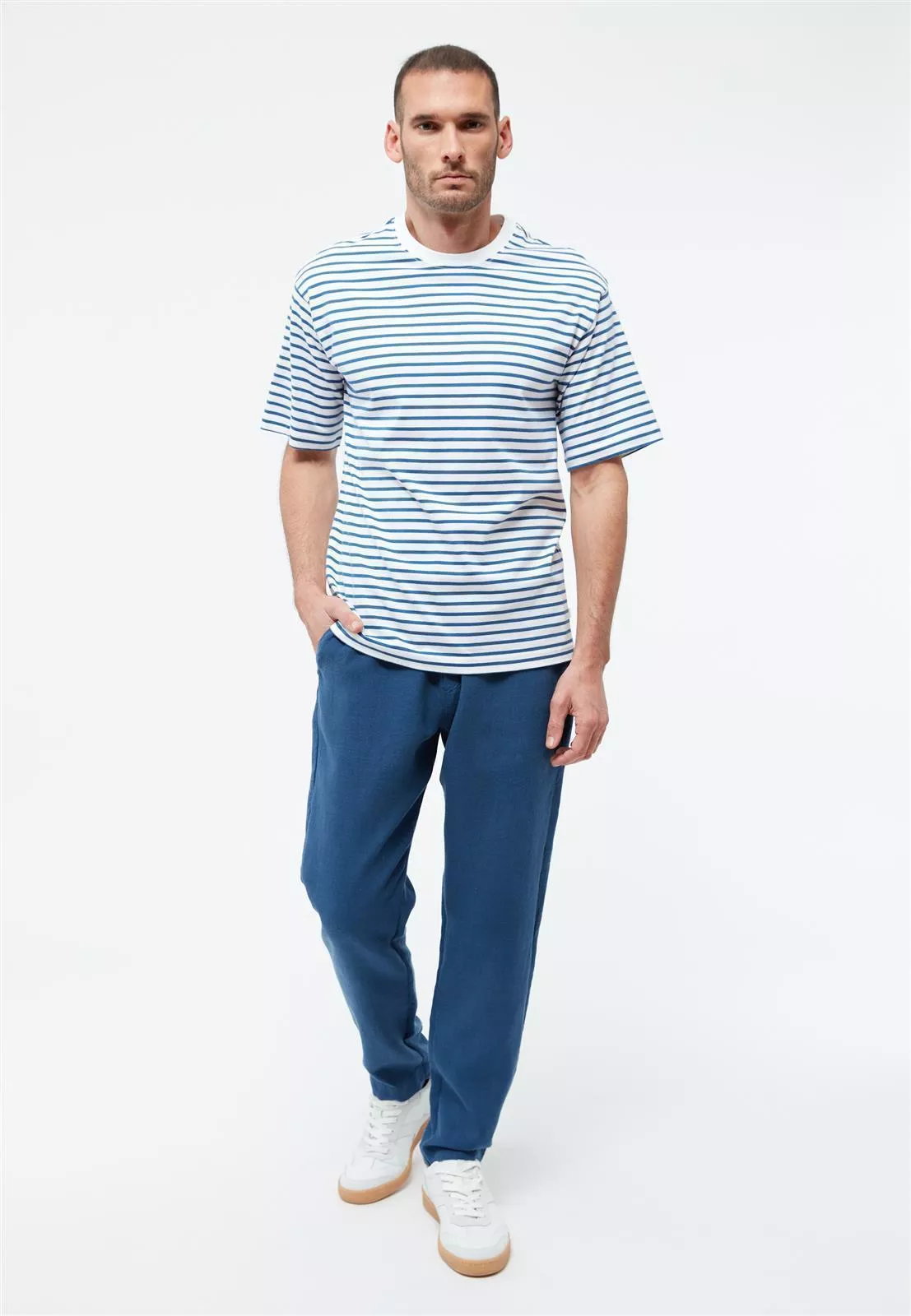 Streifen T-Shirt Modell: Lasse GOTS