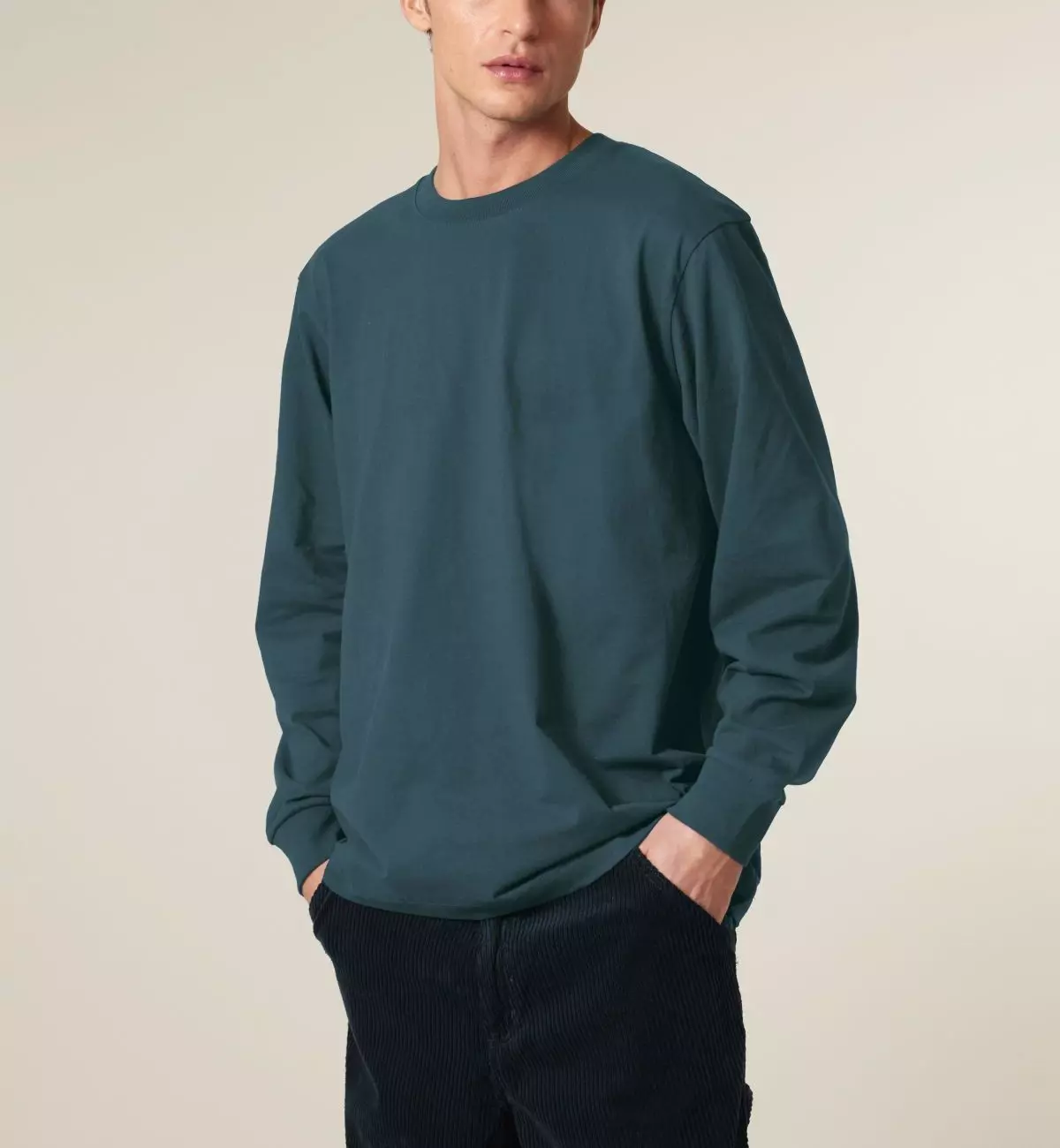 SFM0_STTU200_C702 Loose-Fit Longsleeve Modell: Free Longsleeve