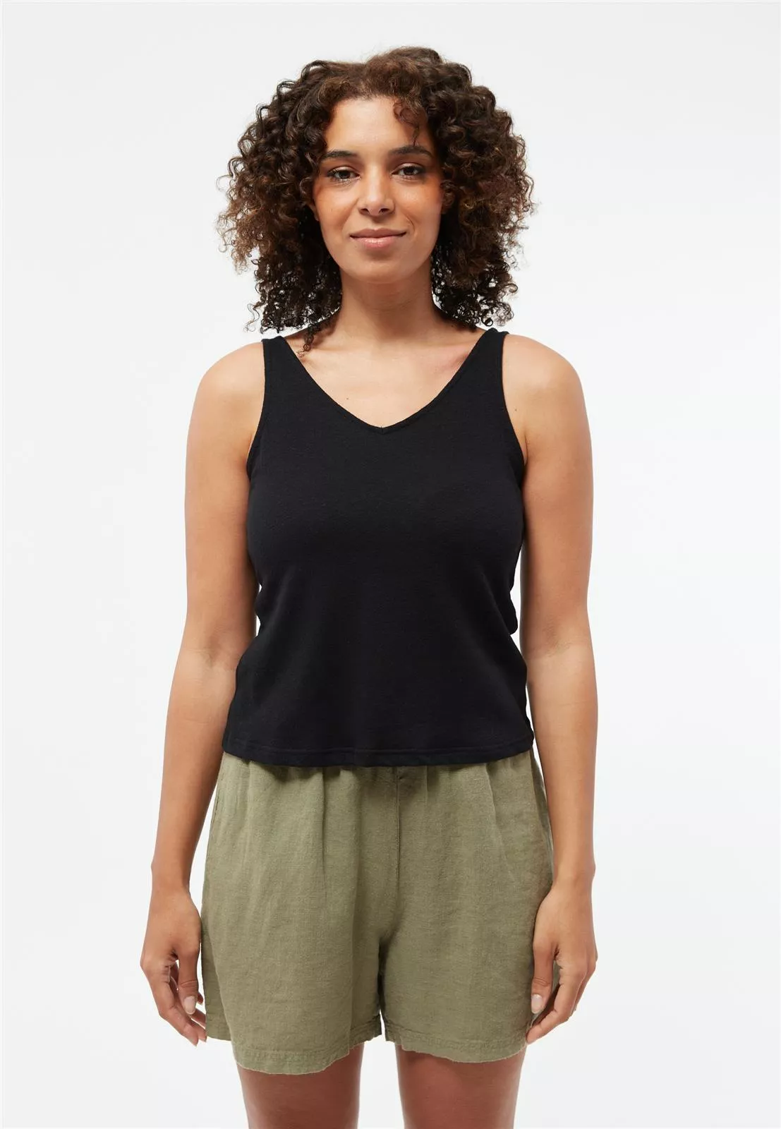 Leinen Top Modell: Jette