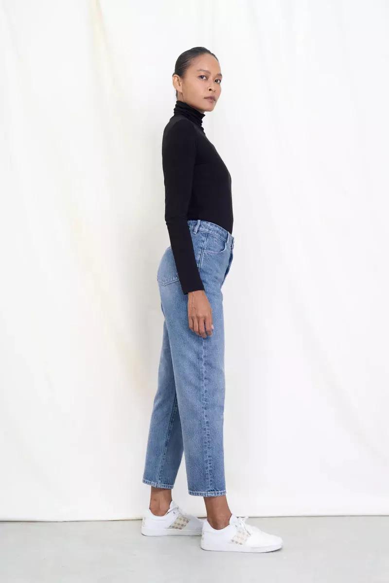 Jeanshose Wide Straight Modell: Minimal Jeanshose Wide Straight Modell: Minimal