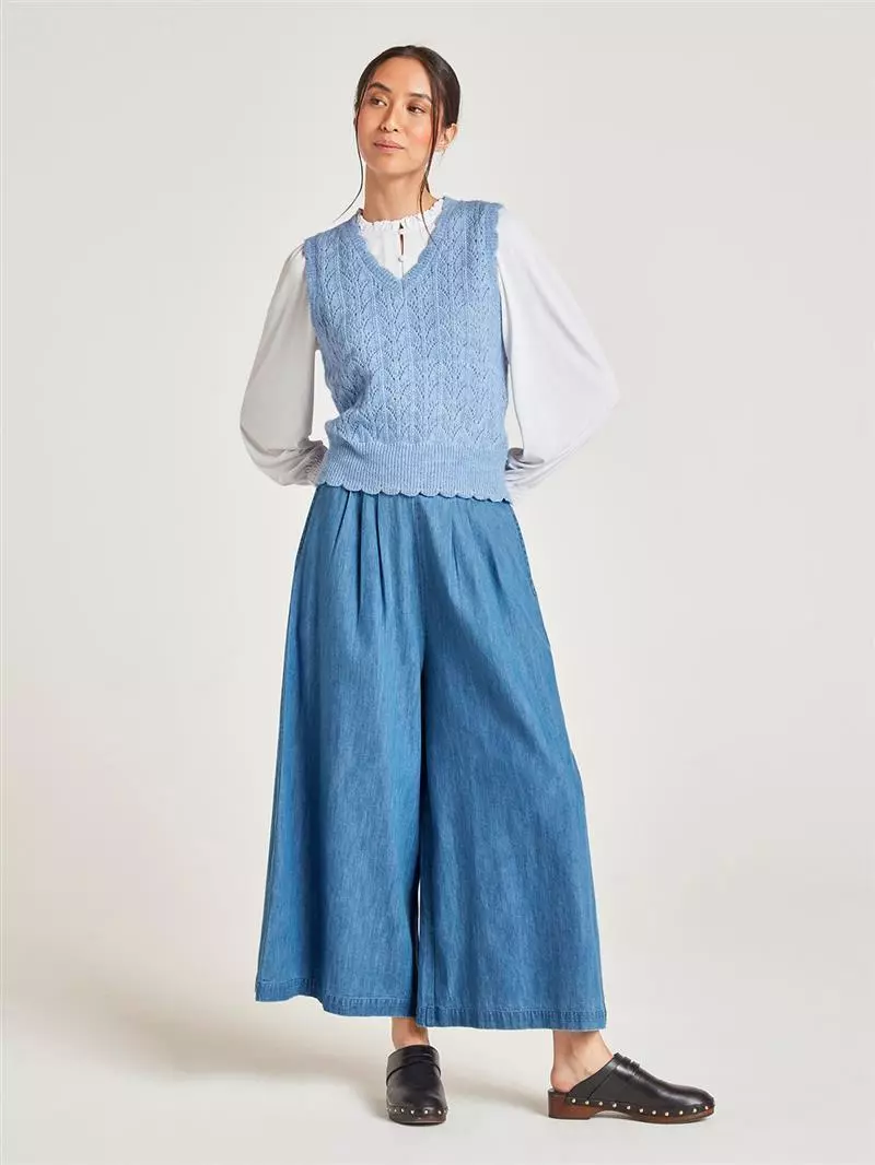 Culotte Modell: Chambray GOTS