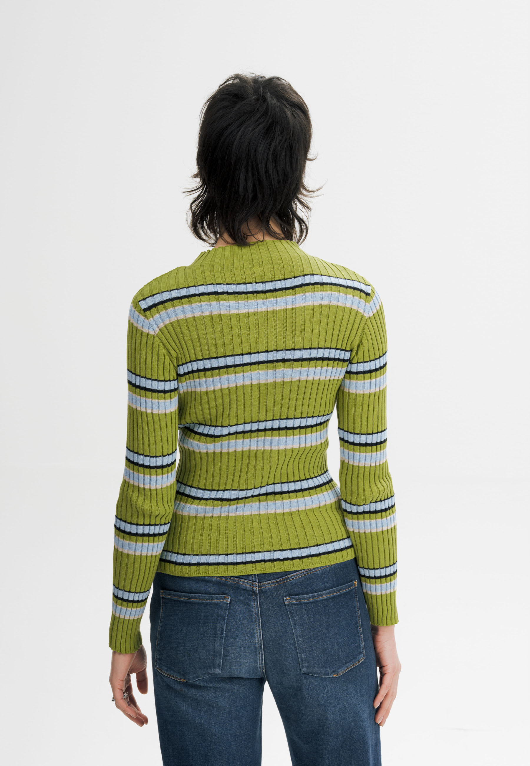 Geripptes Longsleeve Modell: Namari