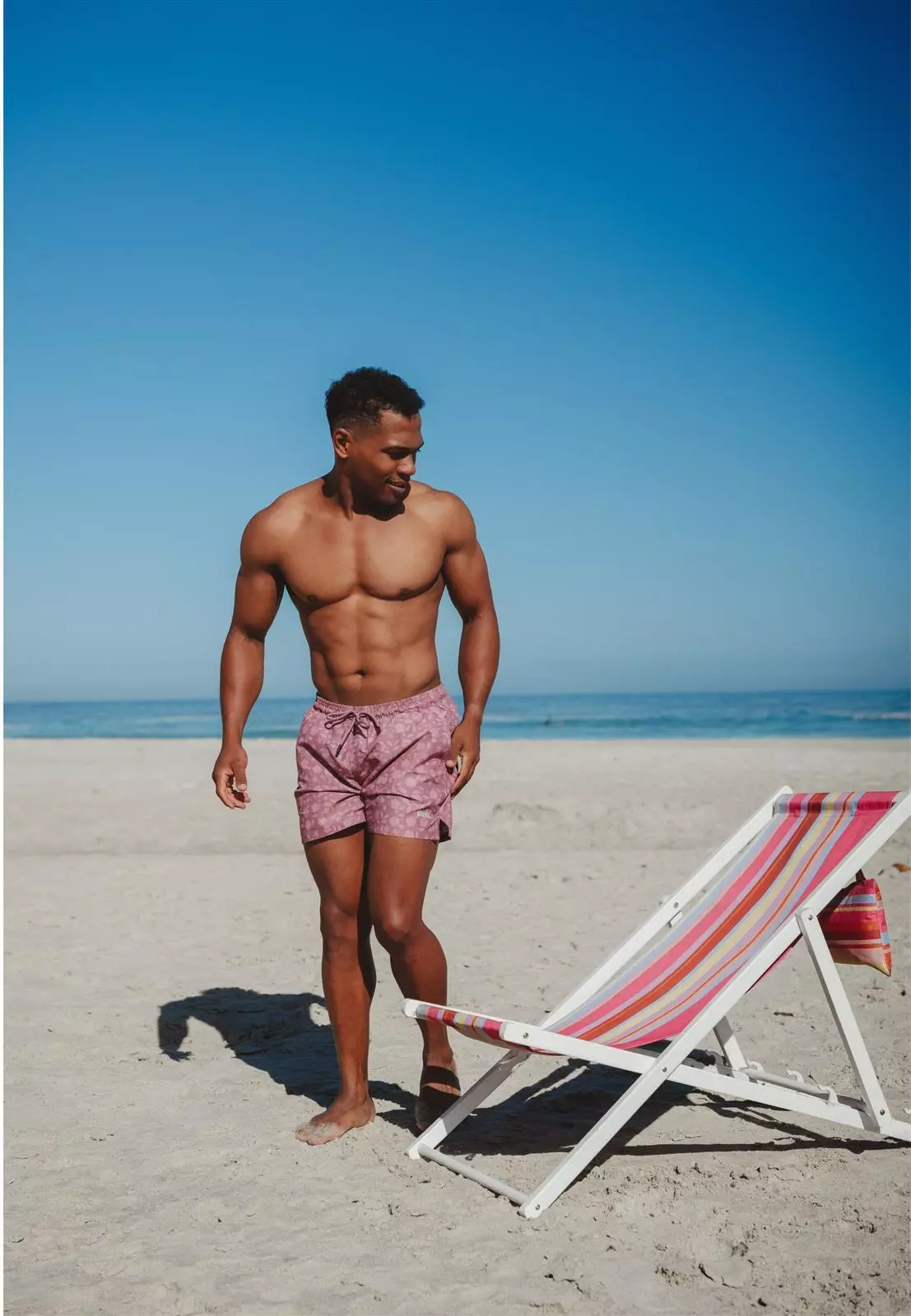 Nachhaltige Badehose mit Print