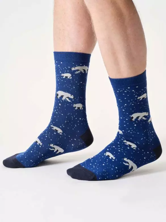 Socken Modell: Polar Bear
