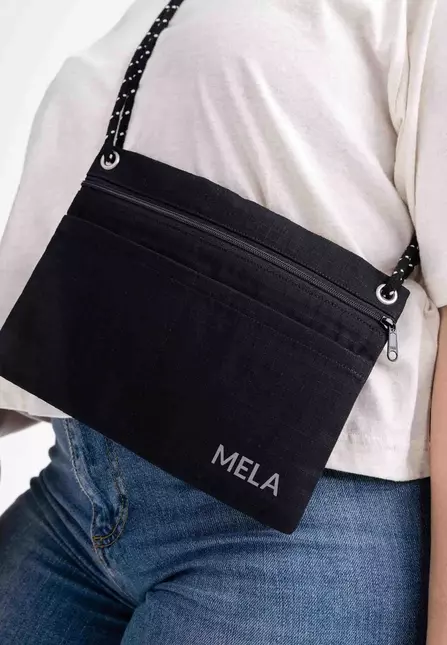 Sneha-Ripstop-Bag-medium-black-Women-03.jpg Ripstop Umhängetasche Modell: Sneha GOTS