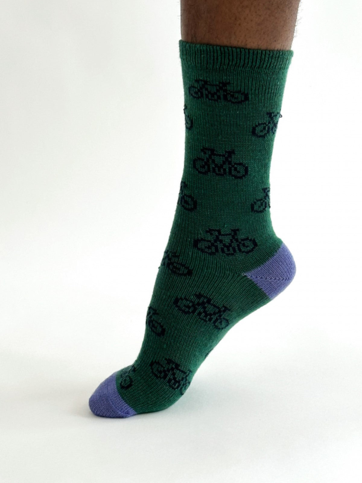 Wollsocken Modell: Fahrrad