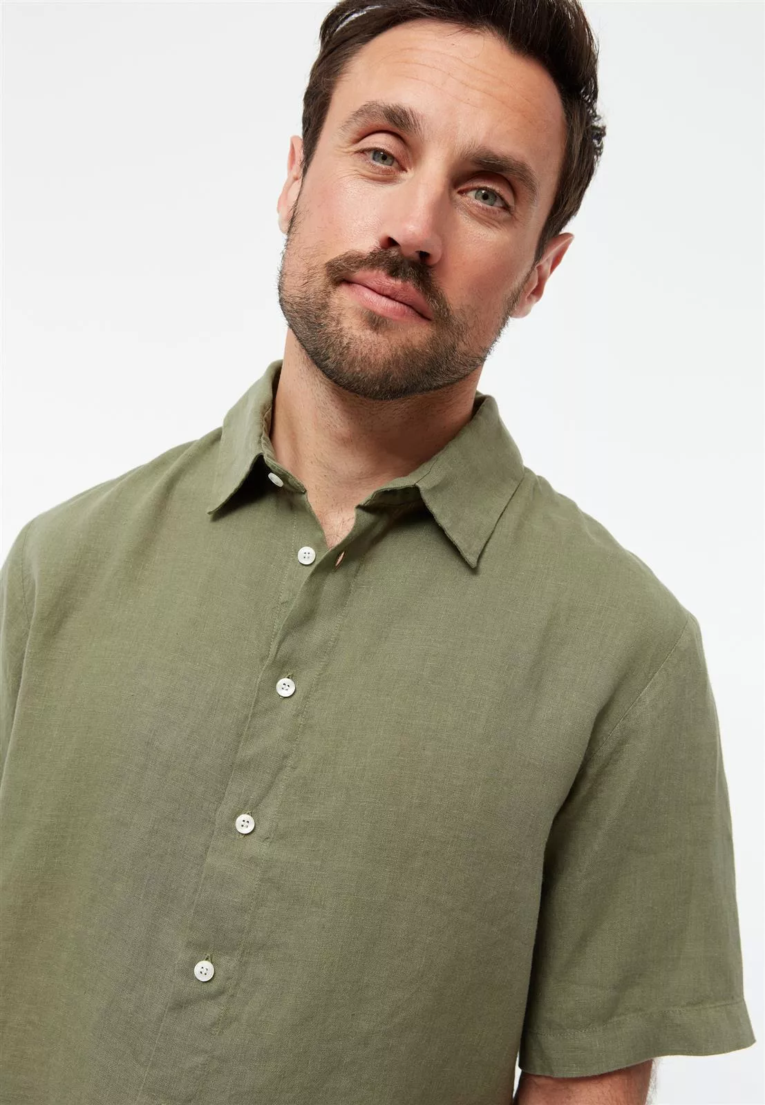 Leinen Kurzarmhemd Modell: Koda