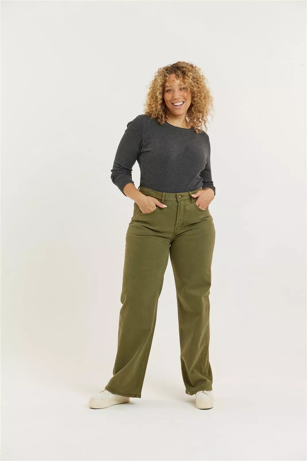 Tencel Wide Leg Hose Modell: Etta