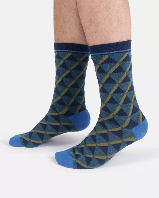 Socken Modell: Geo Pattern