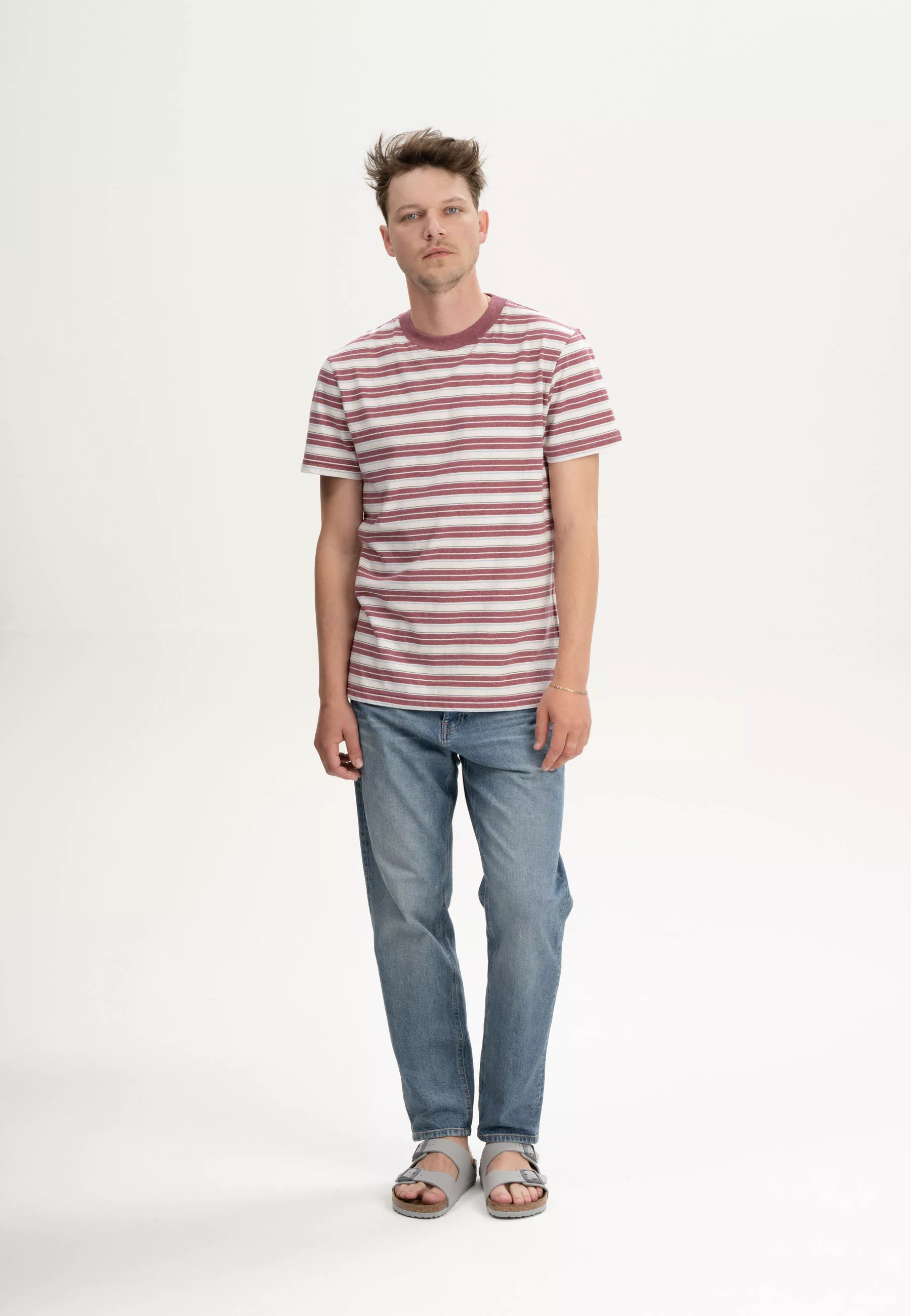 T-Shirt Modell: Avan Stripes GOTS