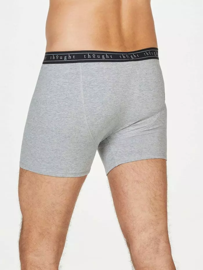 MAC5665-GREY-MARLE--Kenny-GOTS-Organic-Cotton-Jersey-Boxers-In-Grey-Marle-2 Pants Modell: Kenny GOTS