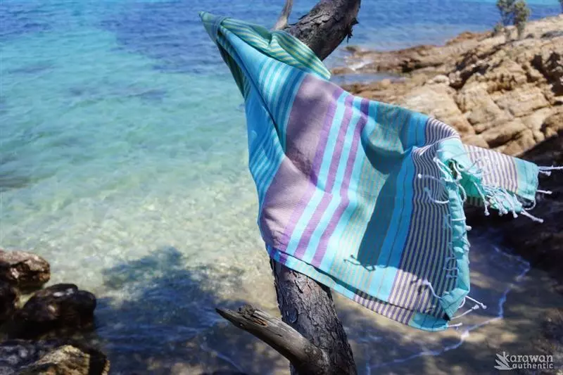 Karawan_Fouta_Sud_Aqua (5) Fouta Modell: SUD