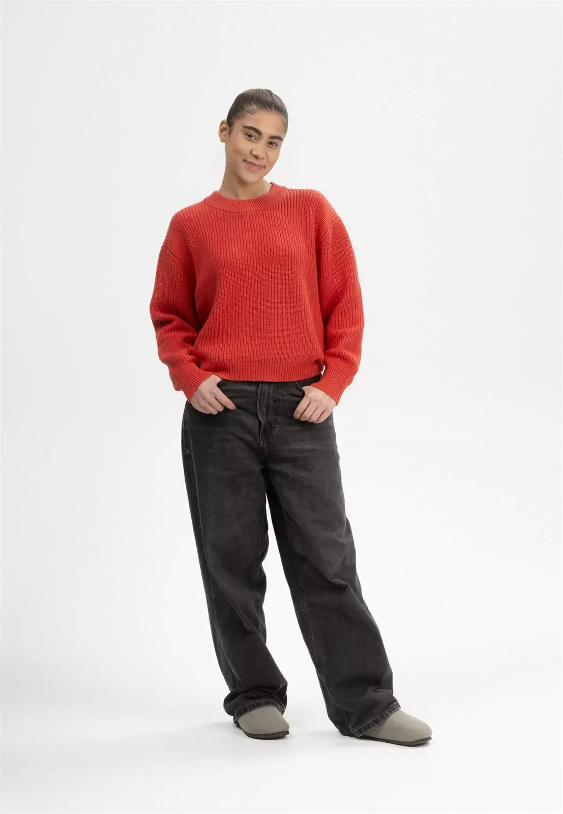 Rippstrick Pullover Modell: Adah Rippstrick Pullover Modell: Adah