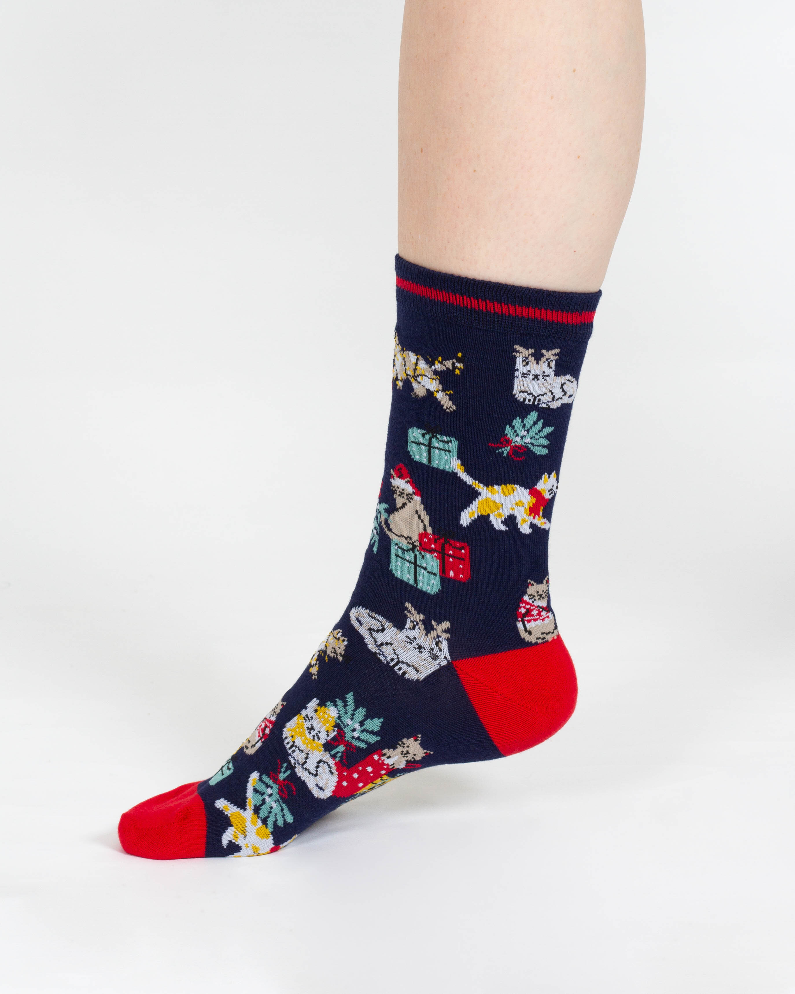 Socken Modell: Christmas Pet