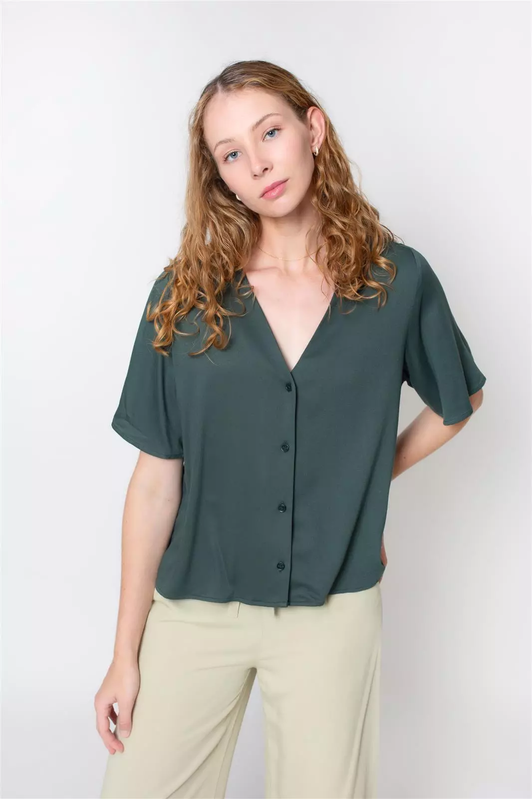 Kurzarm Bluse Modell: Marlu