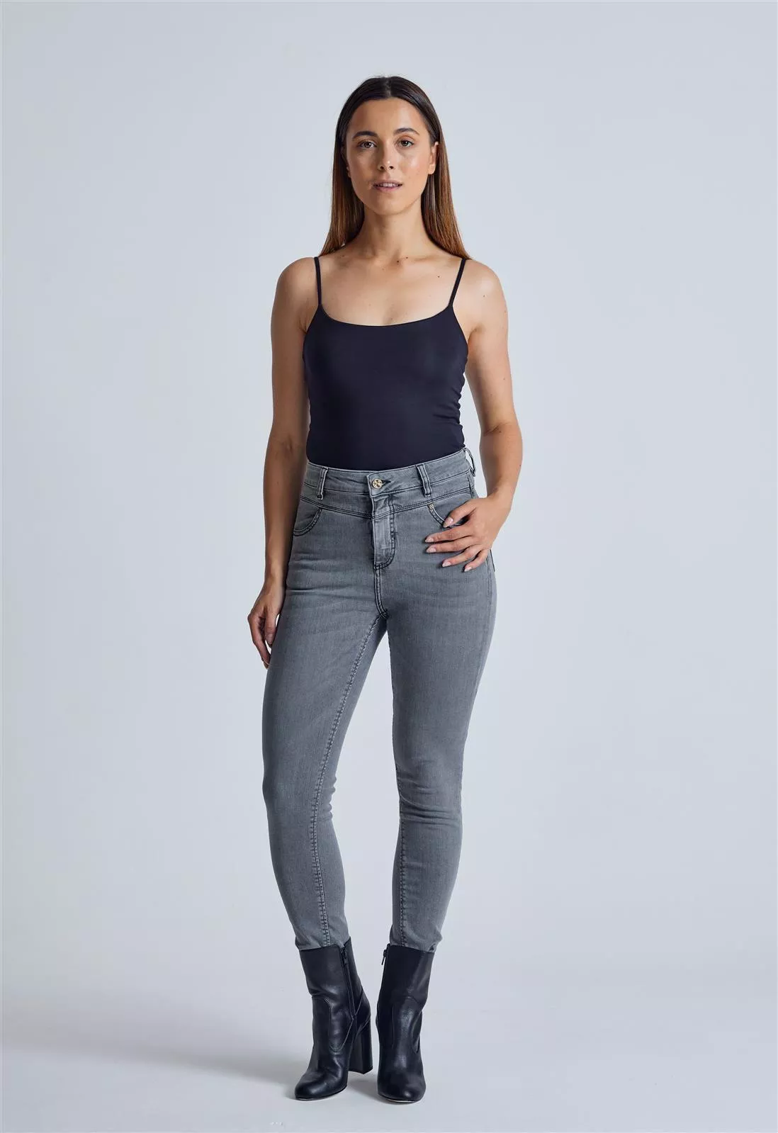 High Waist Skinny Jeans Modell: Nina
