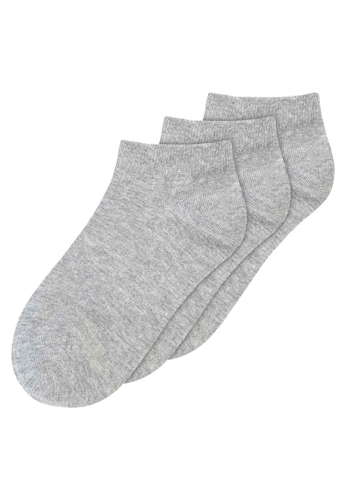 Sneakersocken GOTS, 3er Pack