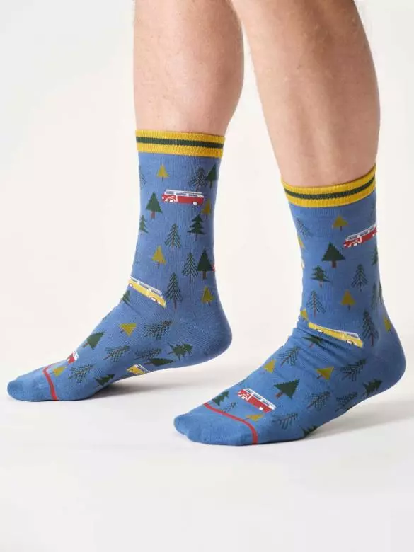 Socken Modell: Camper Van