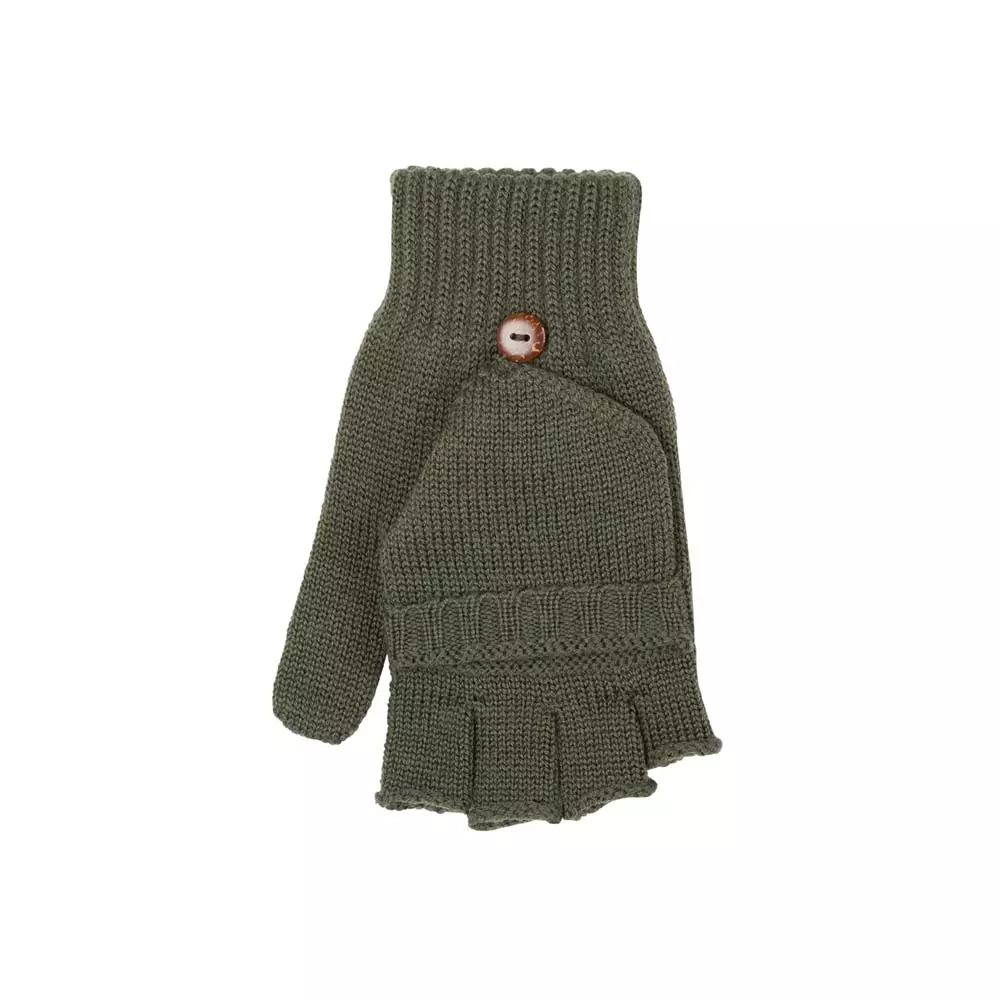 Merino-Halbfingerhandschuh GOTS