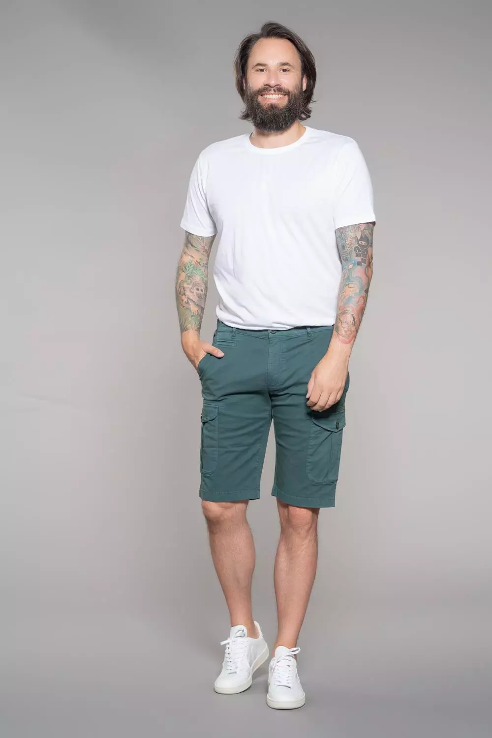 Cargo-Bermuda-Shorts Modell: La:rs
