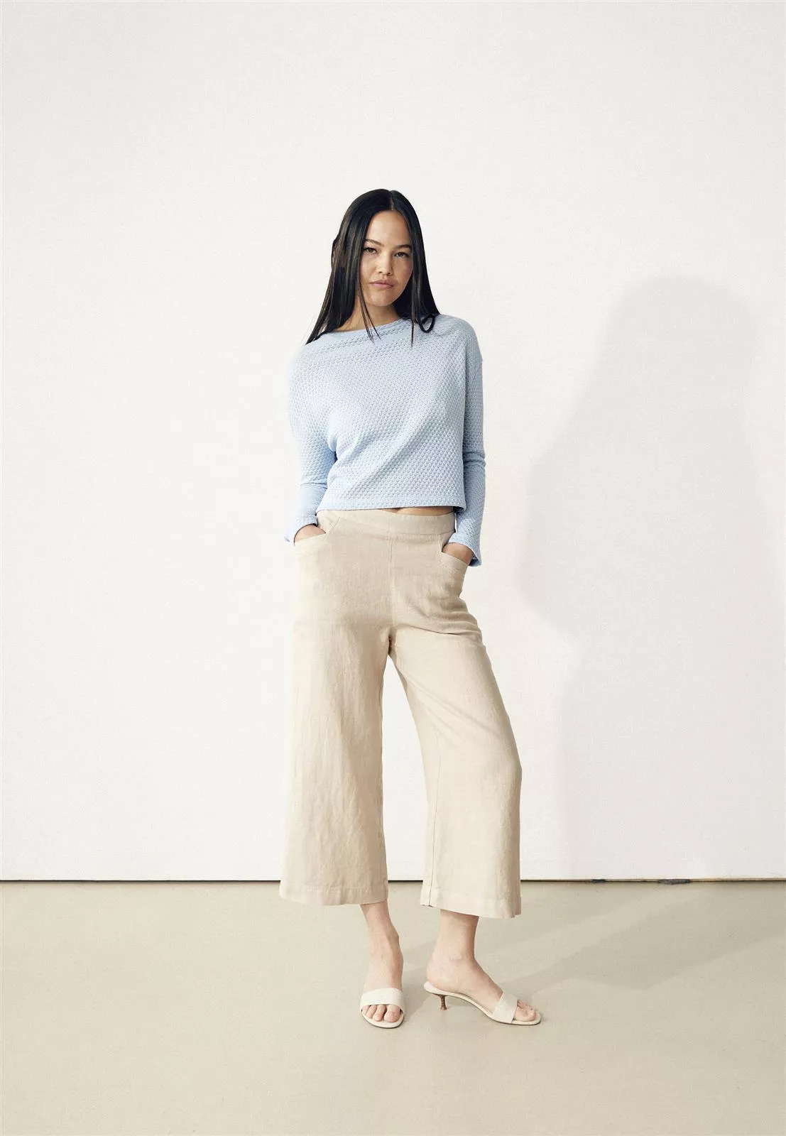 Leinen Culotte Modell: Fay