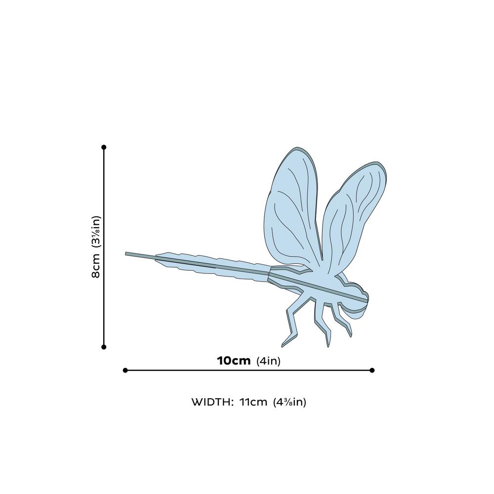 Holzdekoration Modell: Dragonfly 10cm