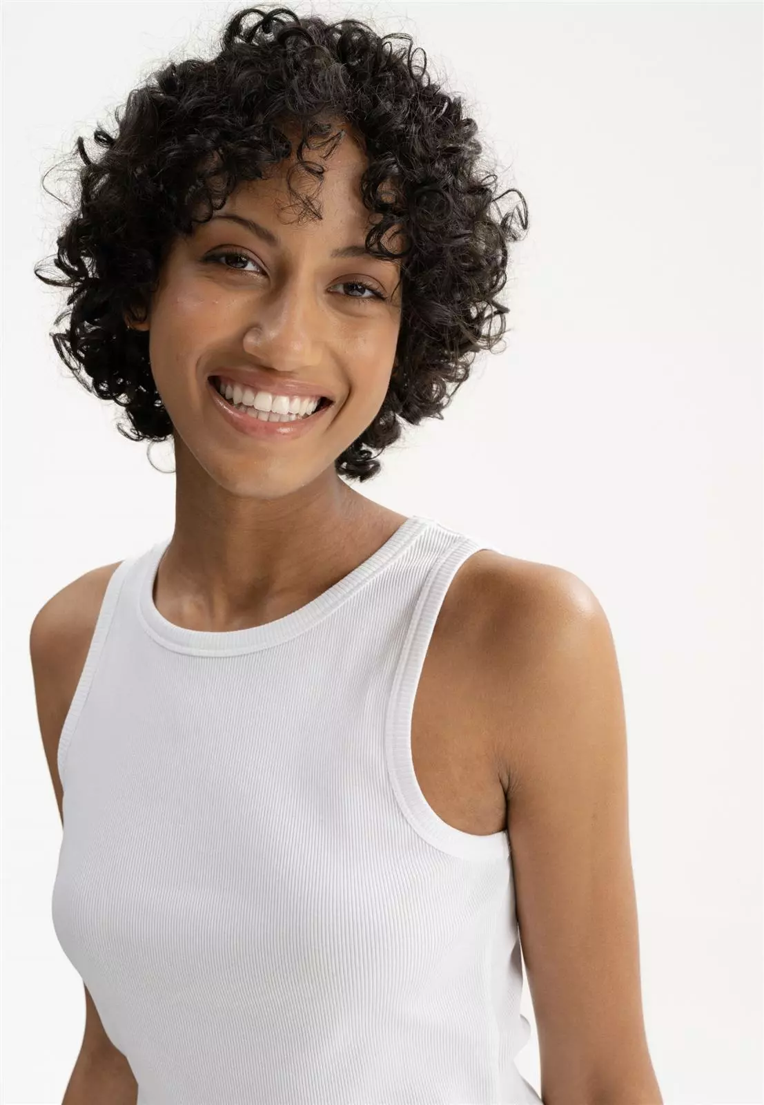 Geripptes Tanktop Modell: Drisna GOTS