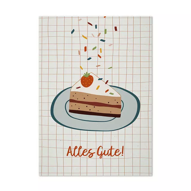 Postkarte Alles Gute