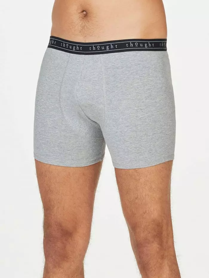 MAC5665-GREY-MARLE--Kenny-GOTS-Organic-Cotton-Jersey-Boxers-In-Grey-Marle-1 Pants Modell: Kenny GOTS