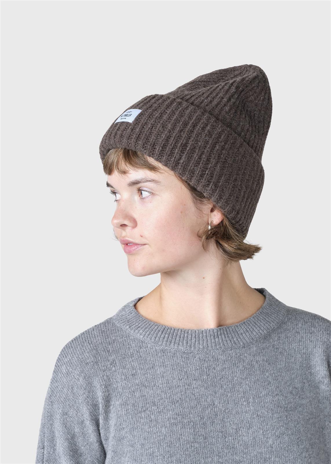 Wide Rib Beanie aus Merinowolle