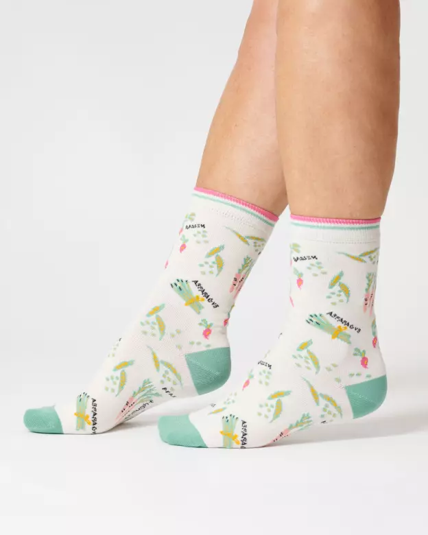 Socken Modell: Gemüsegarten Socken Modell: Gemüsegarten