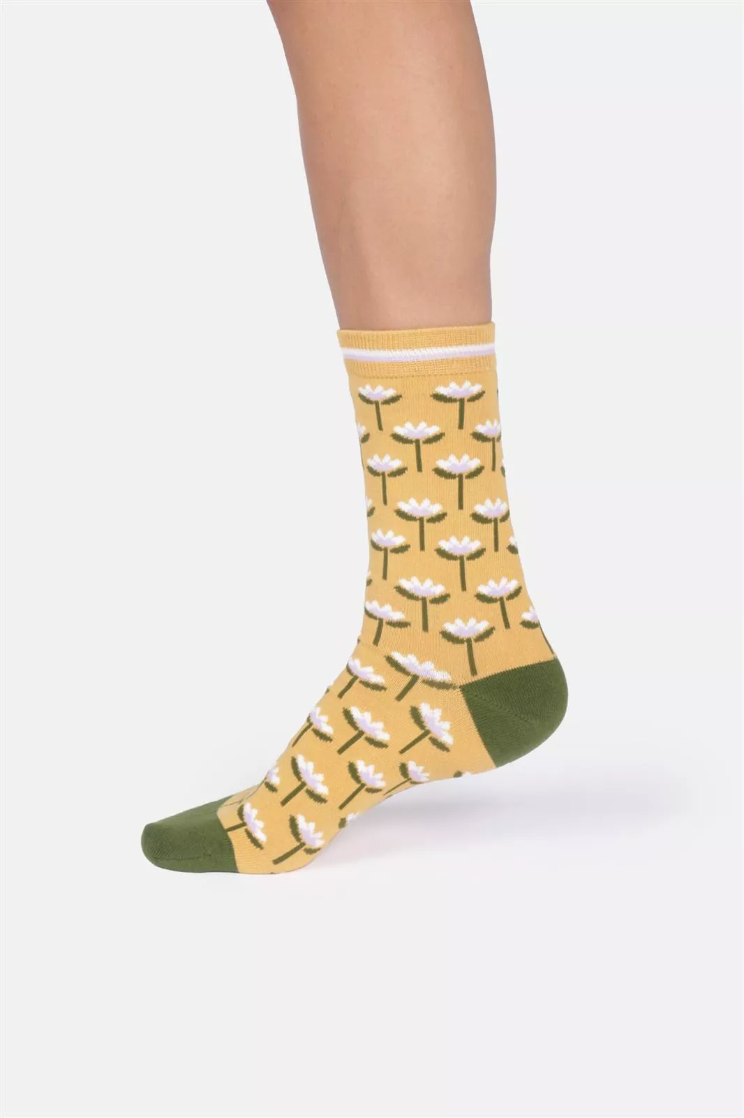 Socken Modell: Floral Tile