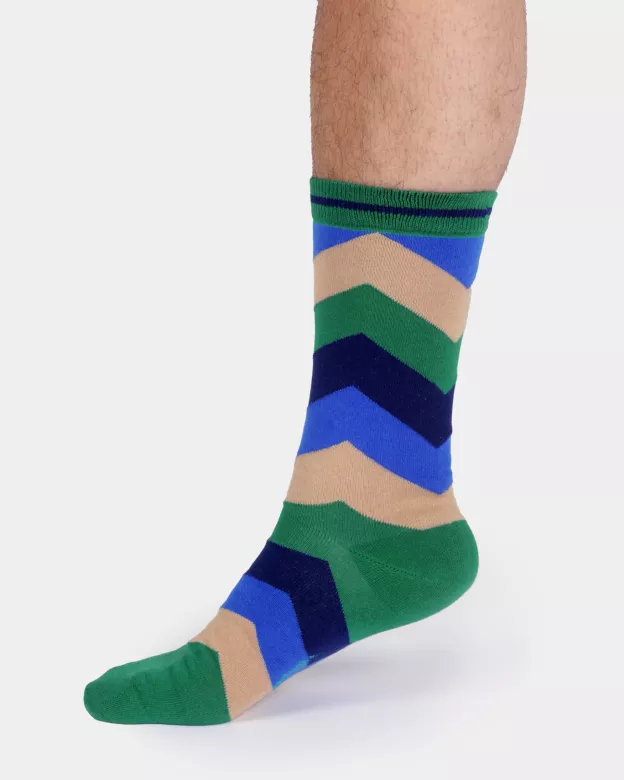 Socken Modell: Zic Zac Stripe