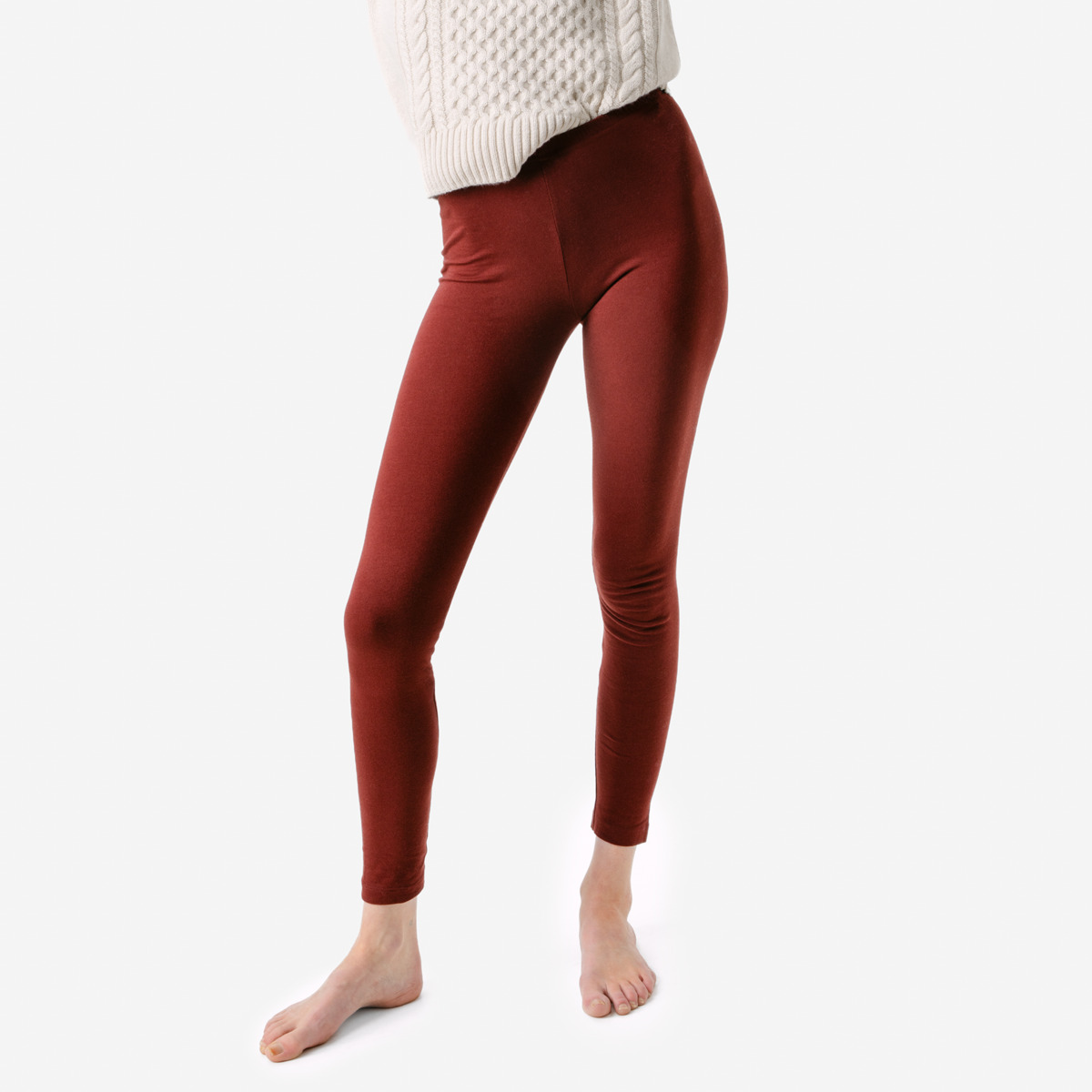 Leggings Modell: Annedore GOTS Maroon XL