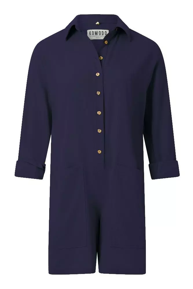 Musselin Langarm-Jumpsuit Modell: Tiff
