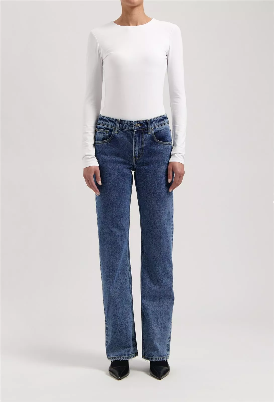 Mid Straight Jeans Modell: Carry