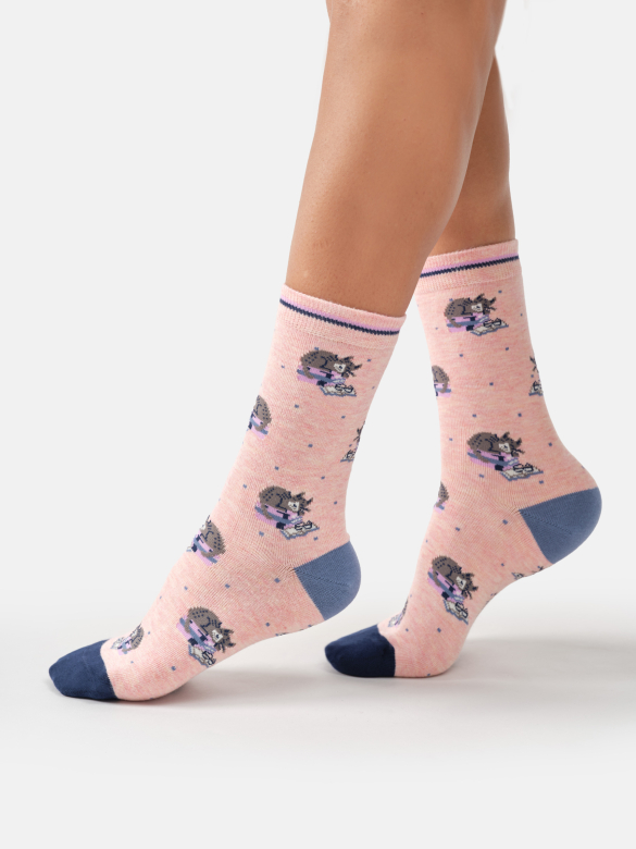 Socken Modell: Clever Cat