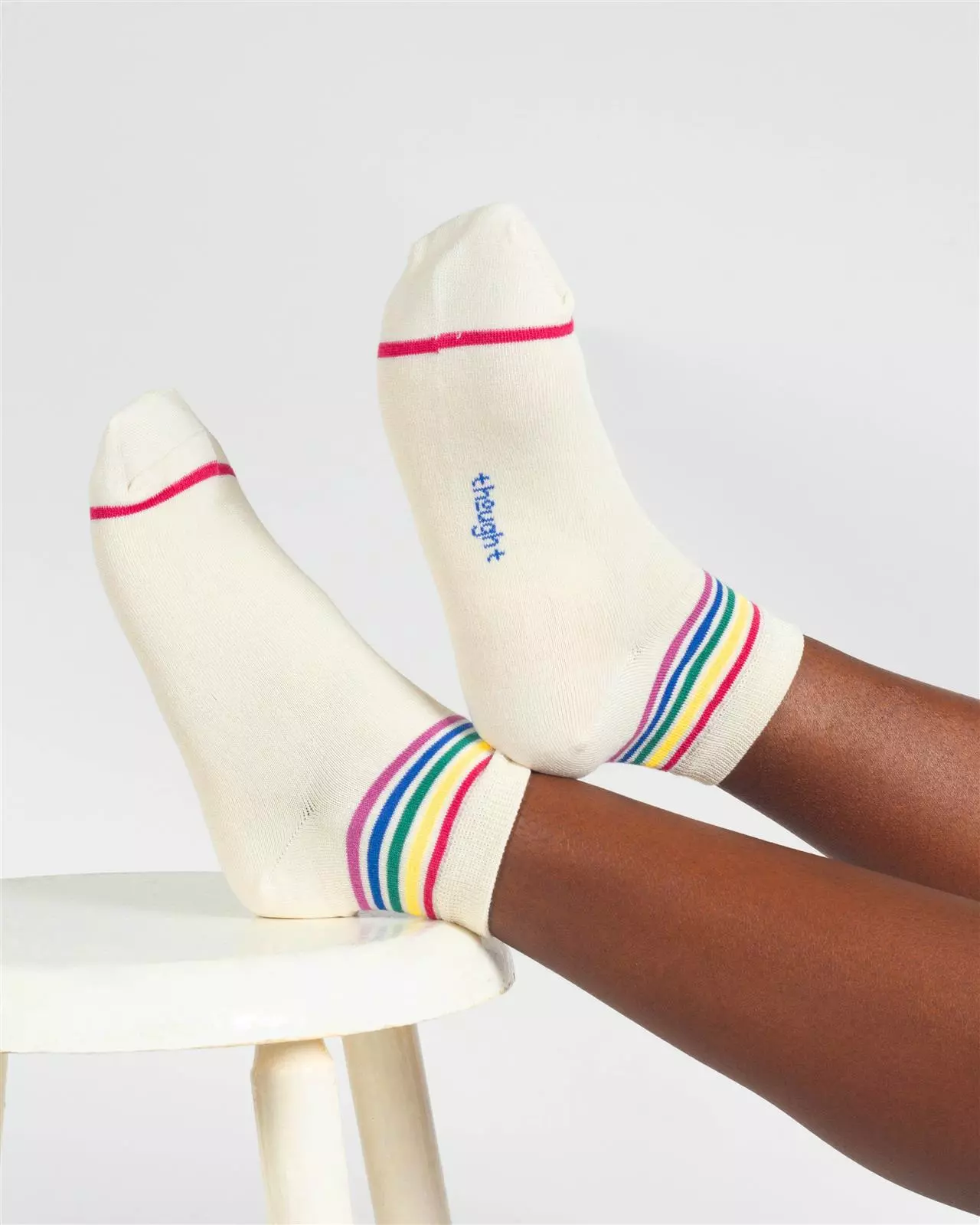 Socken Modell: Rainbow Stripes