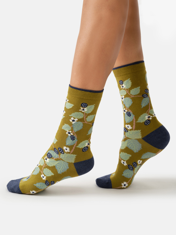 Socken Modell: Blackberry Bramle