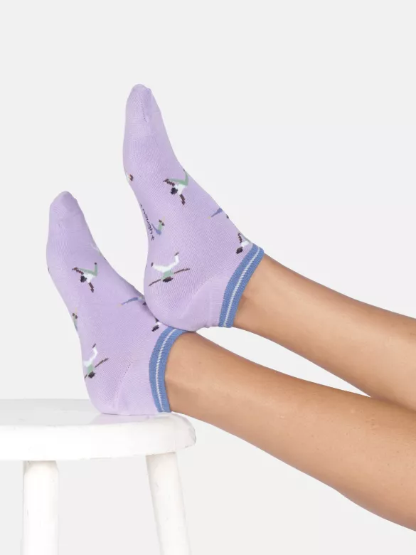 Socken Modell: Yoga Poses