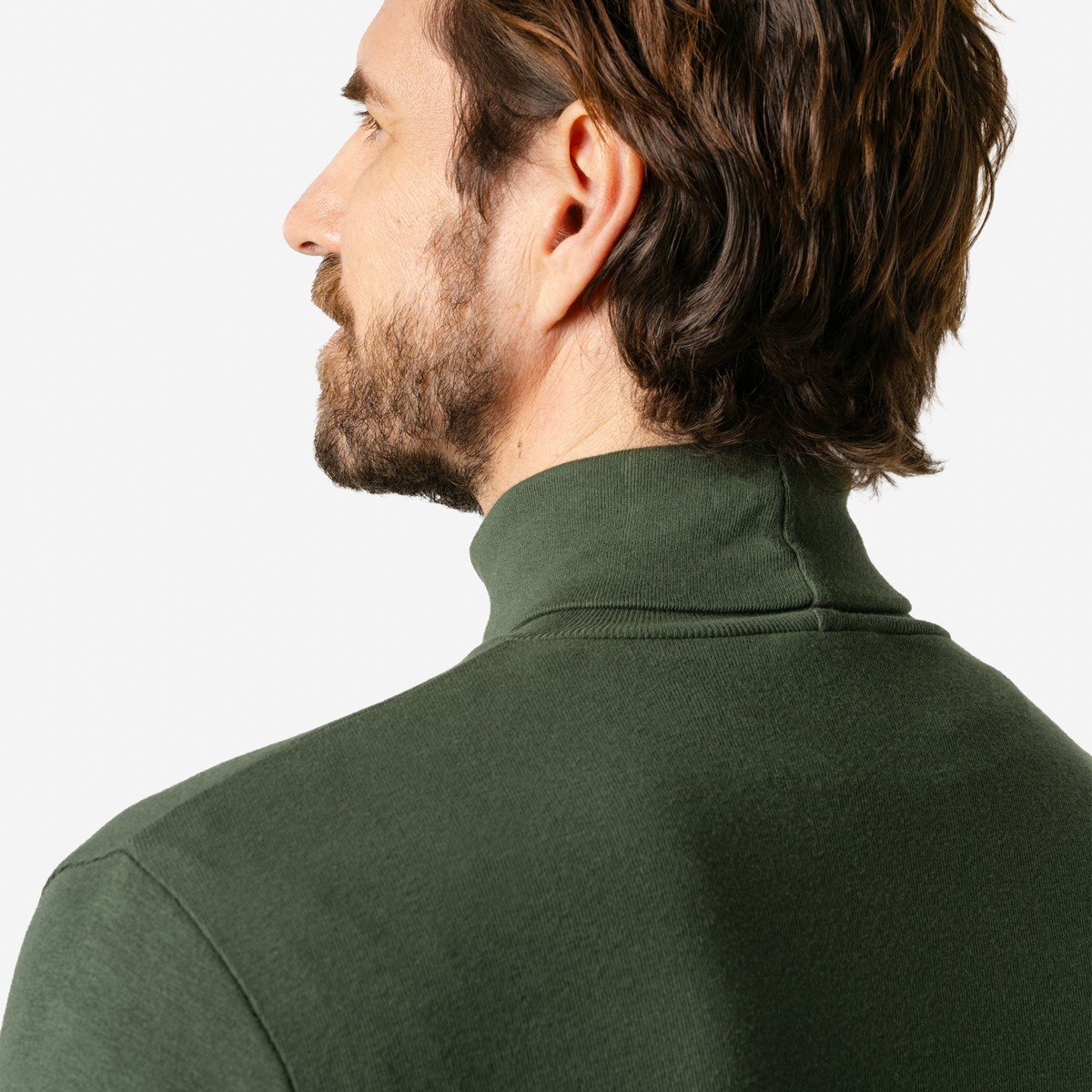 Rollkragen Longsleeve Modell: Helge GOTS