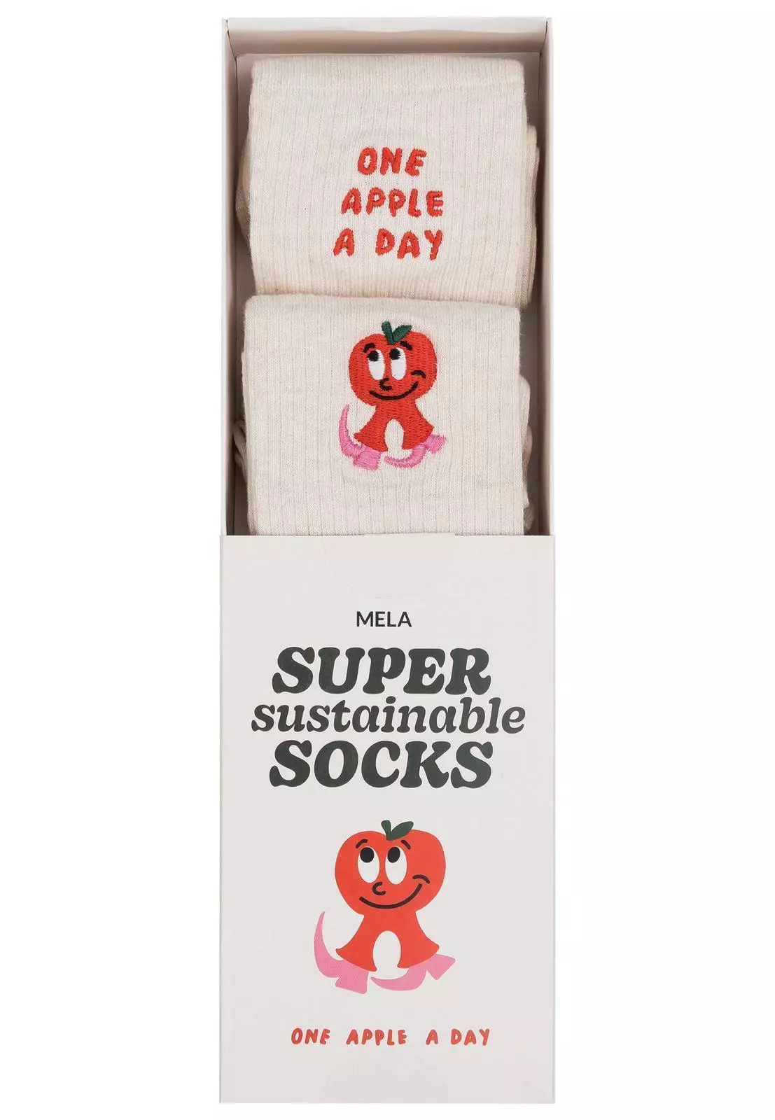Gerippte Baumwoll-Socken Artist Edition, 2er Pack