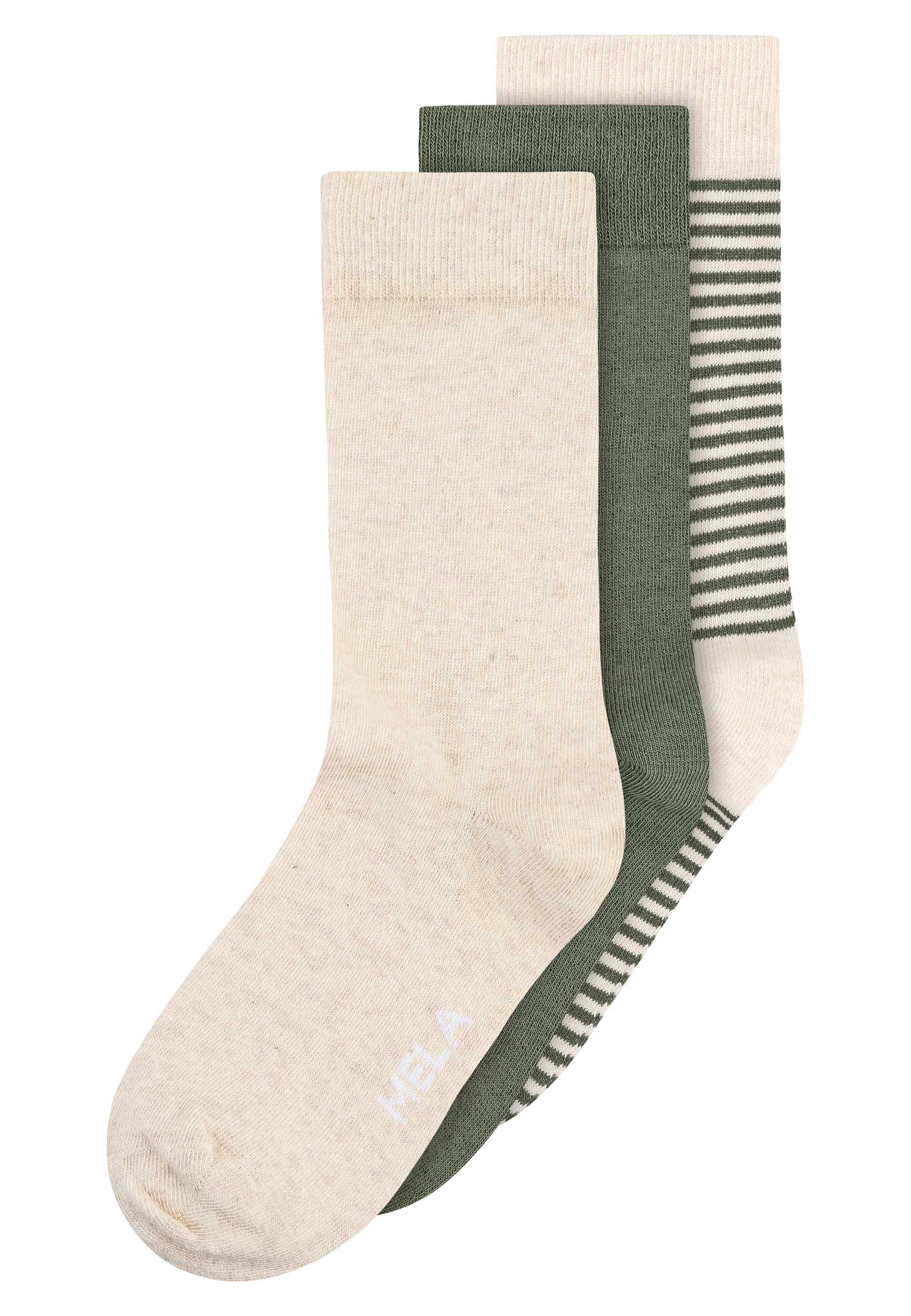 Baumwoll-Socken GOTS, 3er-Pack