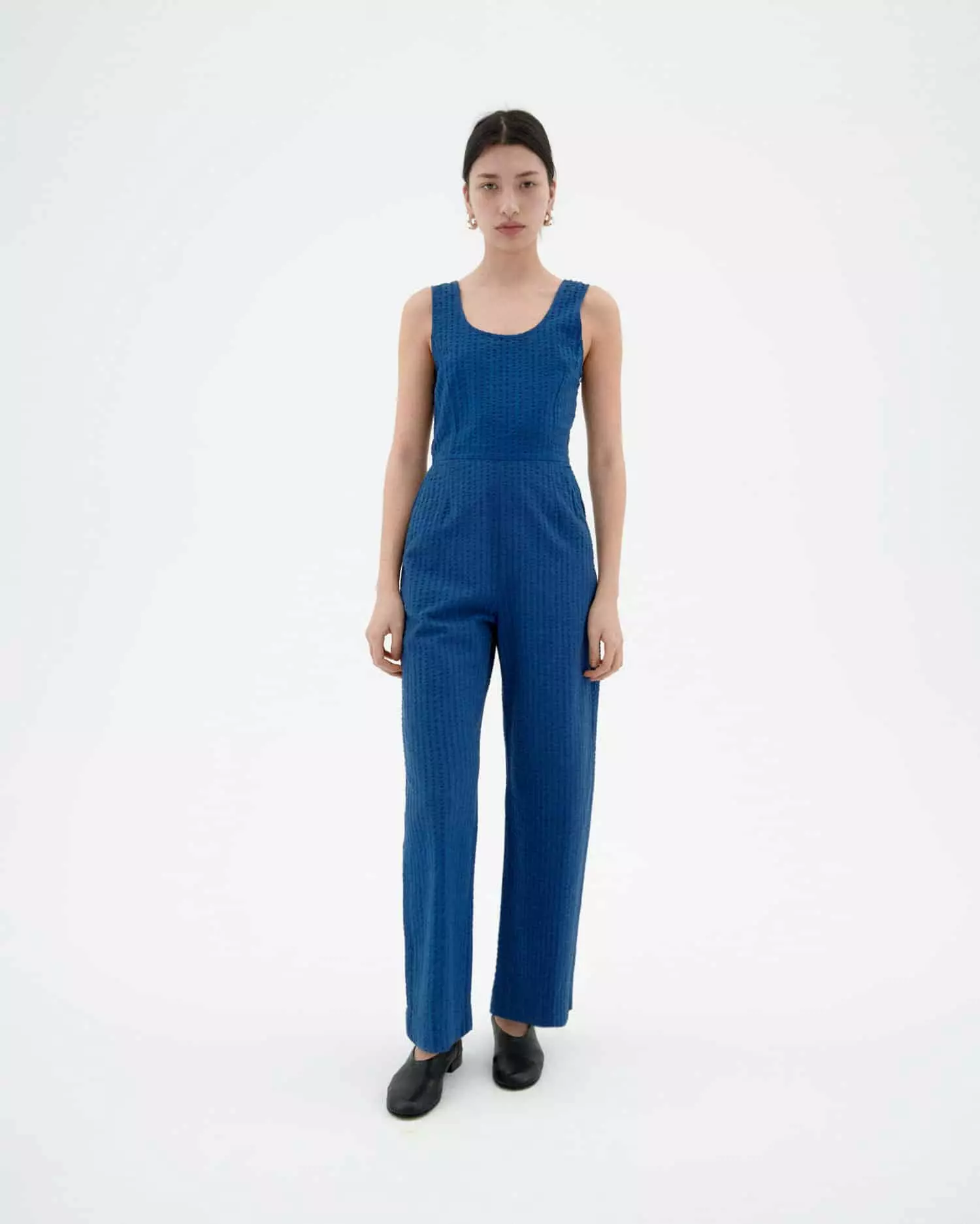 wjs00111_0-1 Seersucker Jumpsuit Modell: Rafelesia
